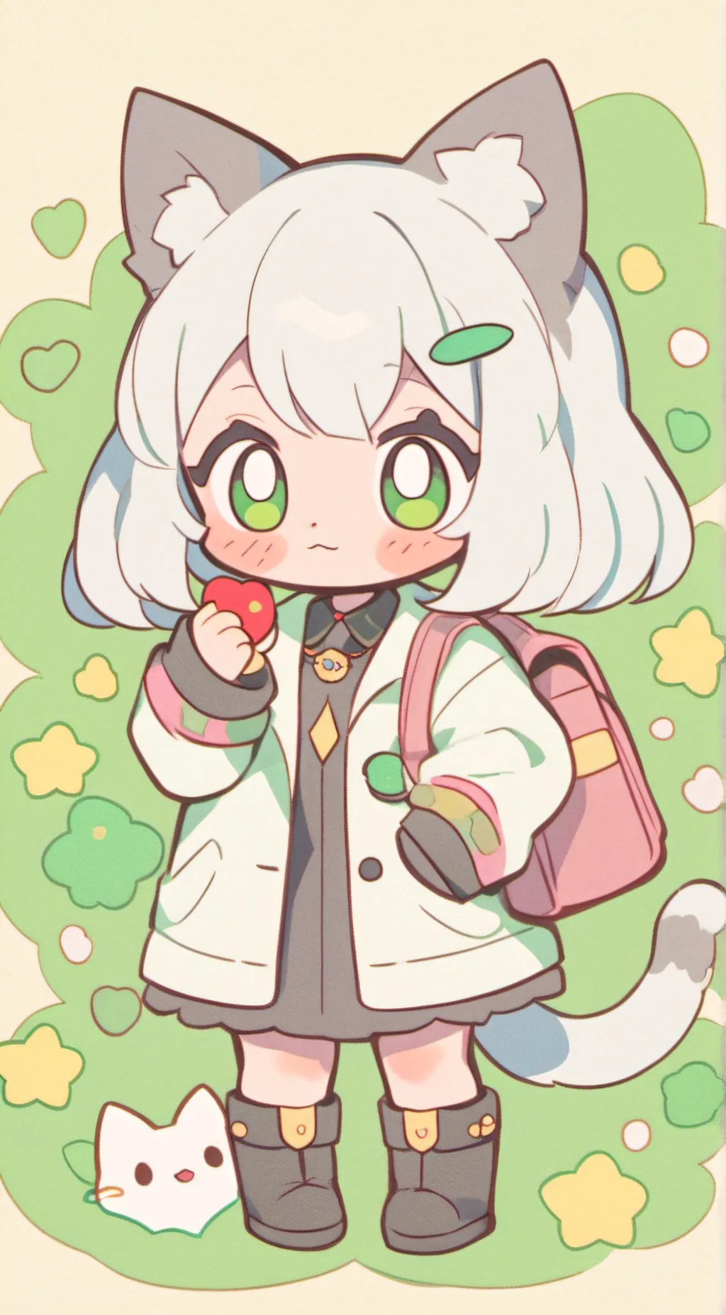 ai character: Luna background