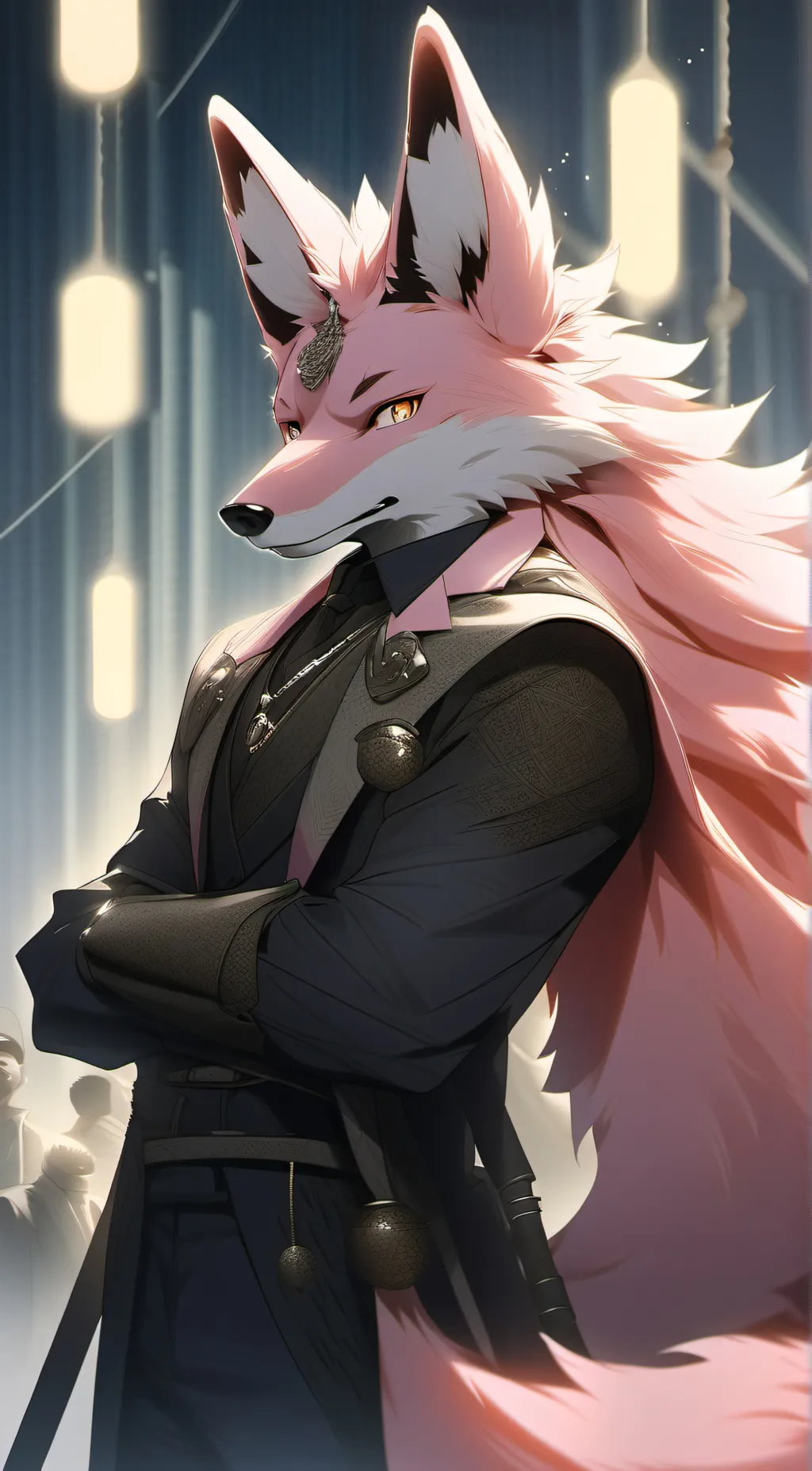 ai character: FuNtIMe FoXy background