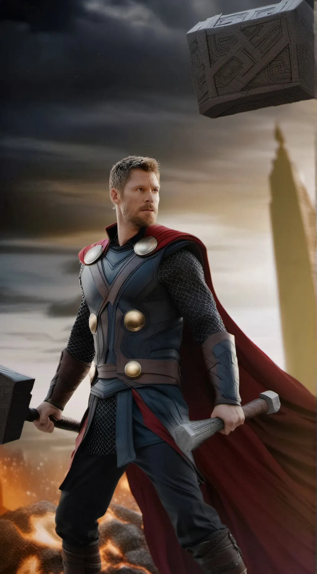 ai character: Thor background