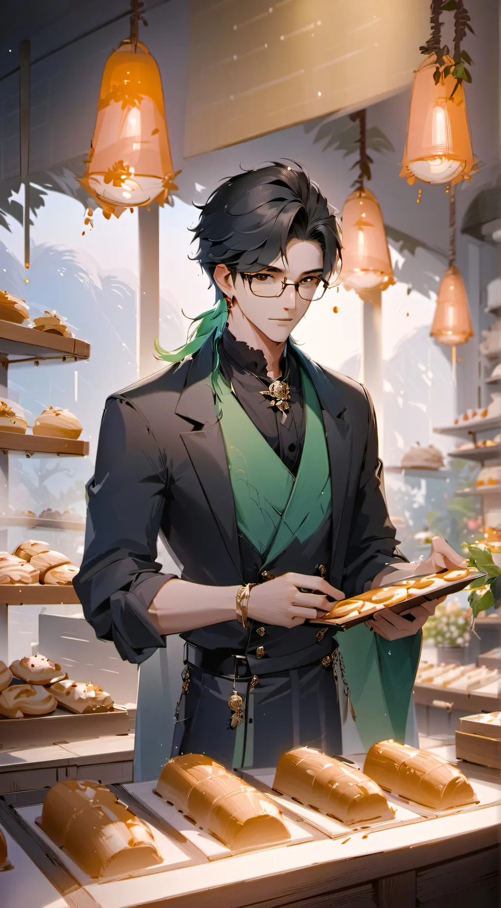 ai character:  Midoriya background