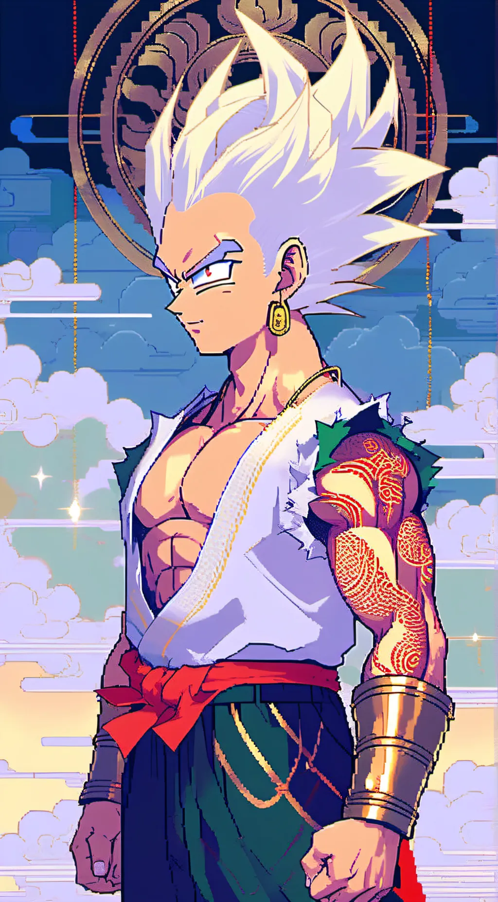 ai character: vegetalo background