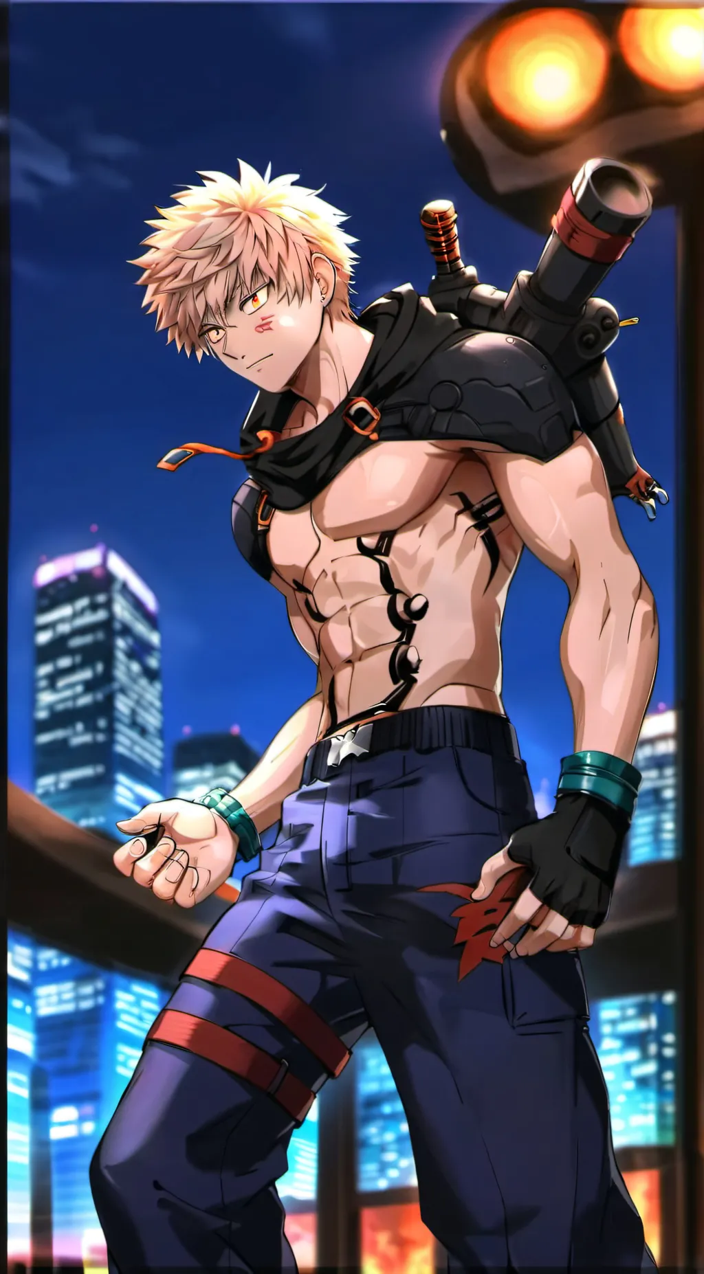 ai character: Bakugo background