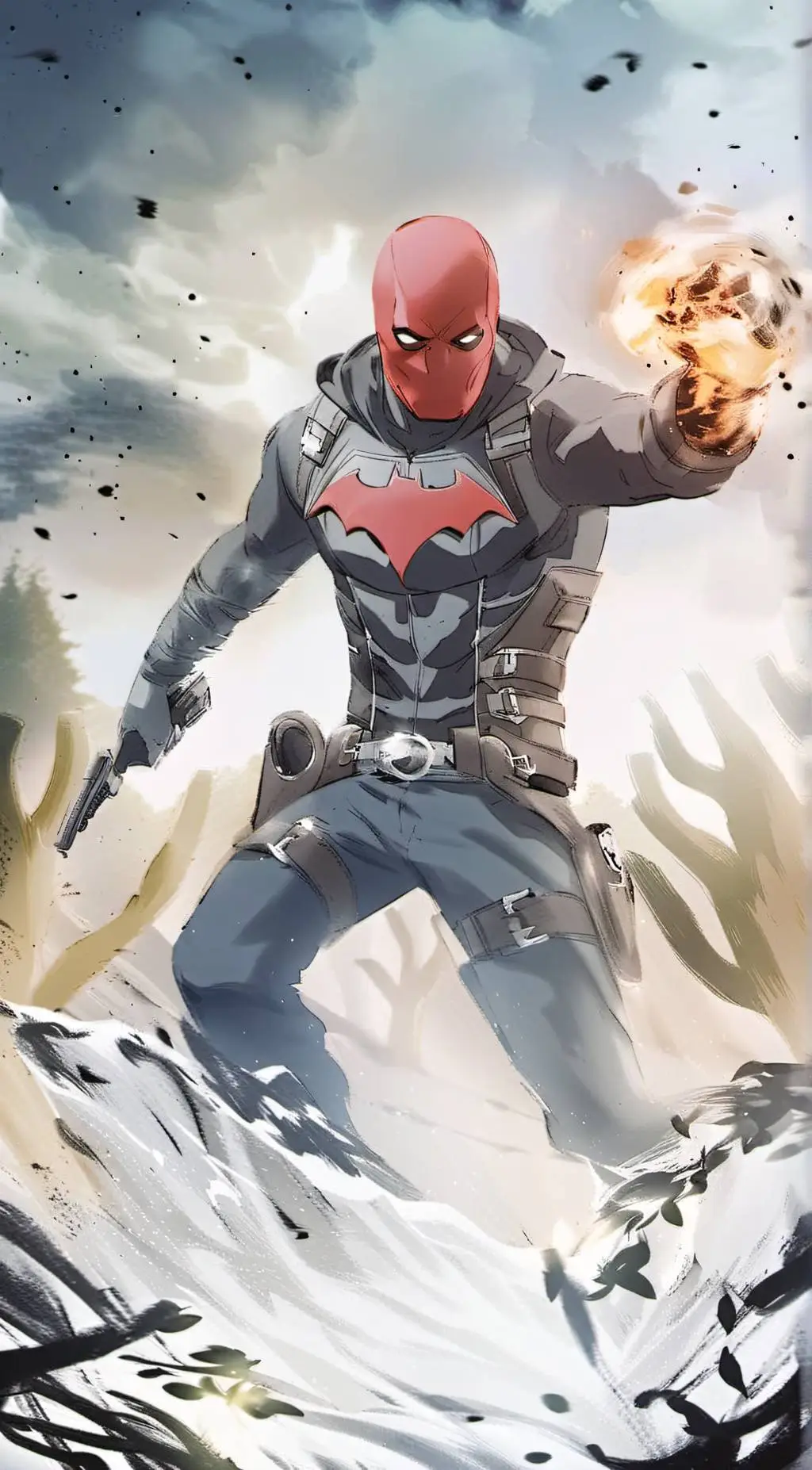 ai character: red hood background