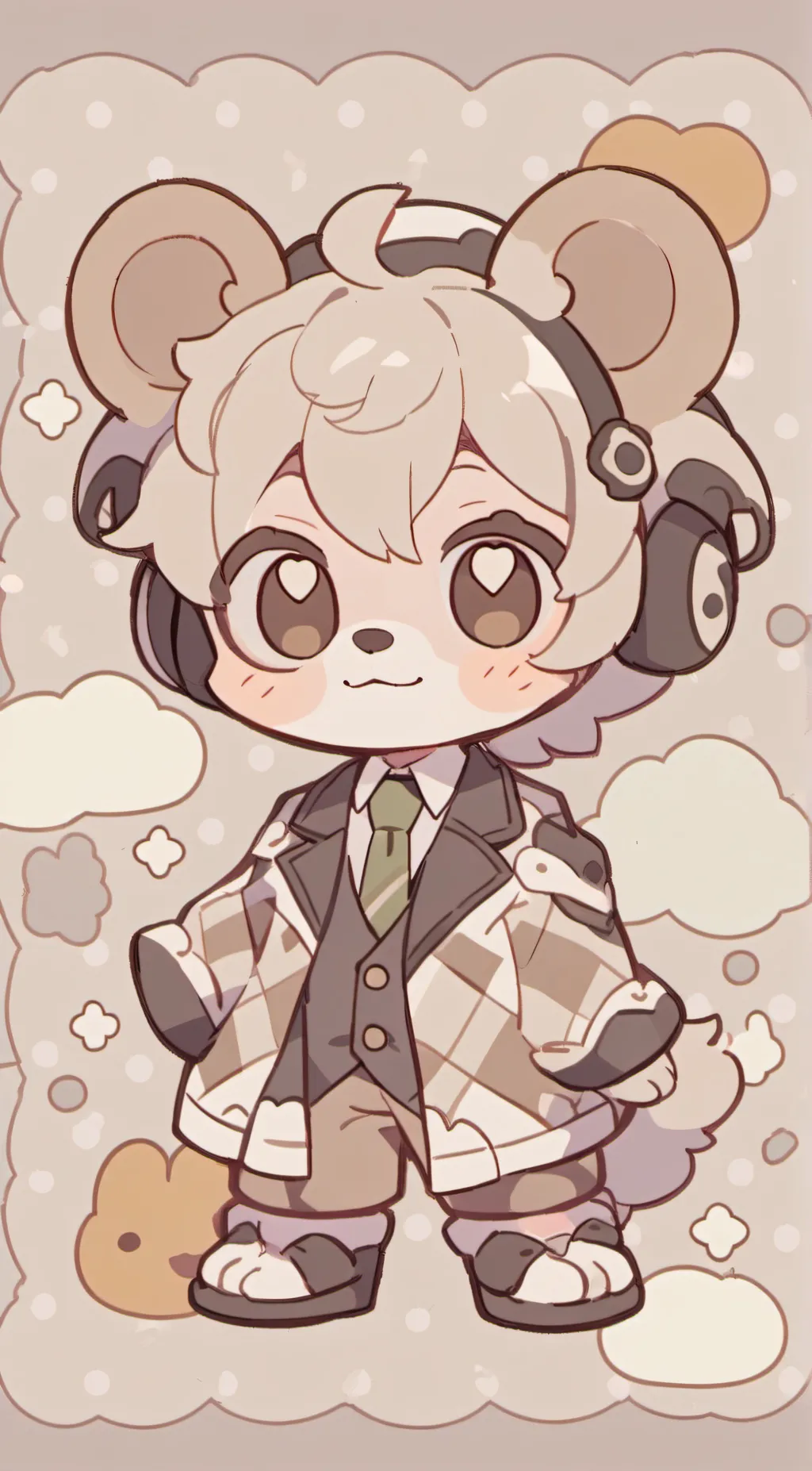 ai character: gay furry femboy🤮 background