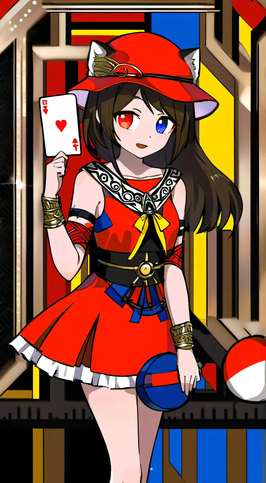 ai character: hallie background