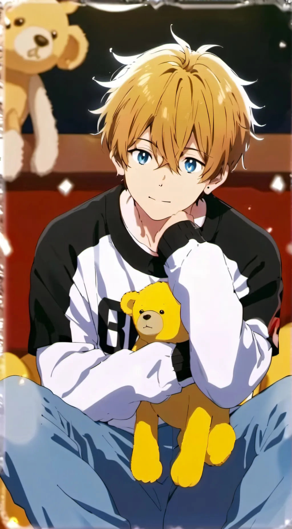 ai character: Evan Afton  background