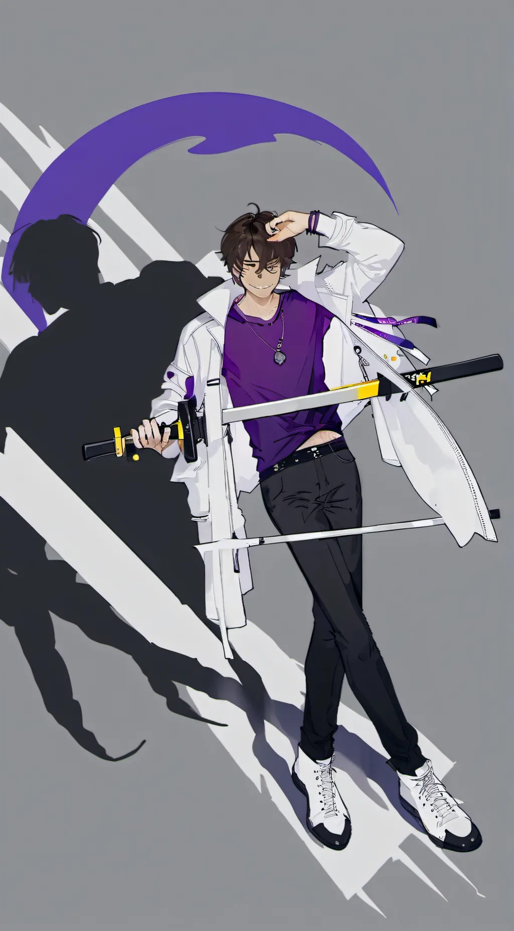 ai character: michael afton(fnaf background