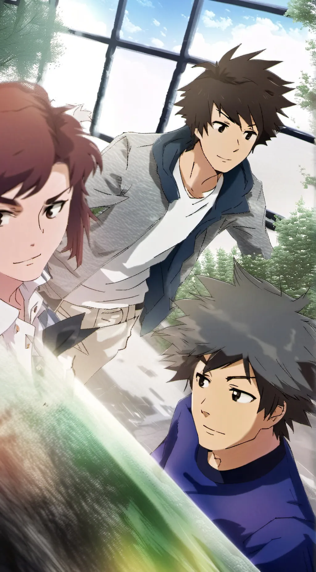 ai character: Leon,Kirion,yu background