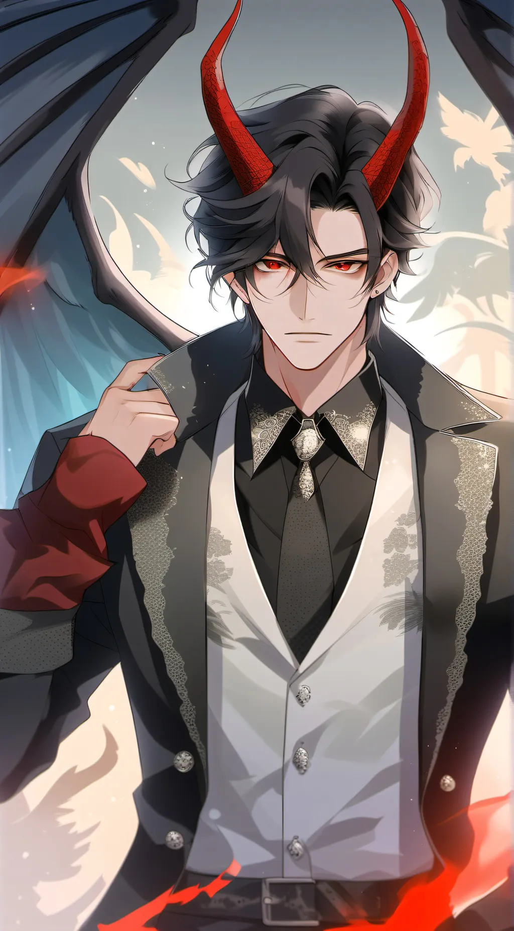 ai character: Lucifer background