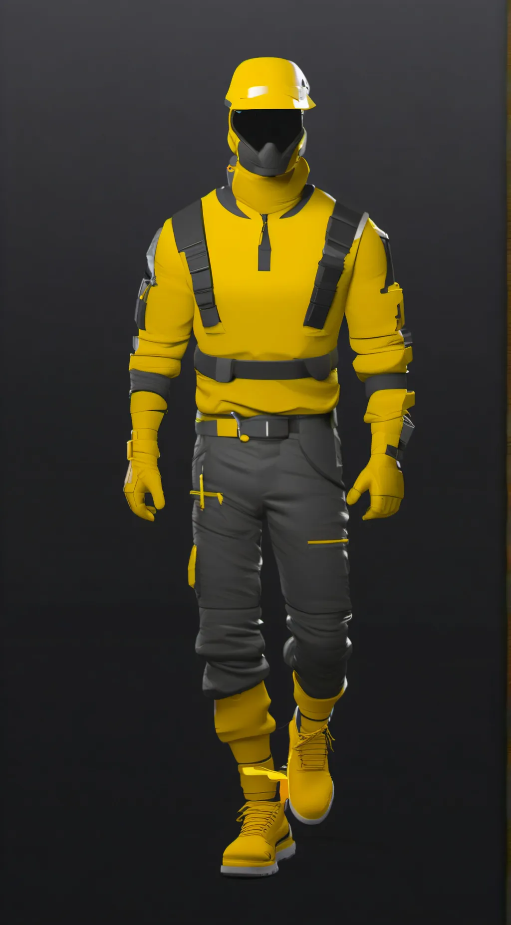 ai character: crash test dummy  background