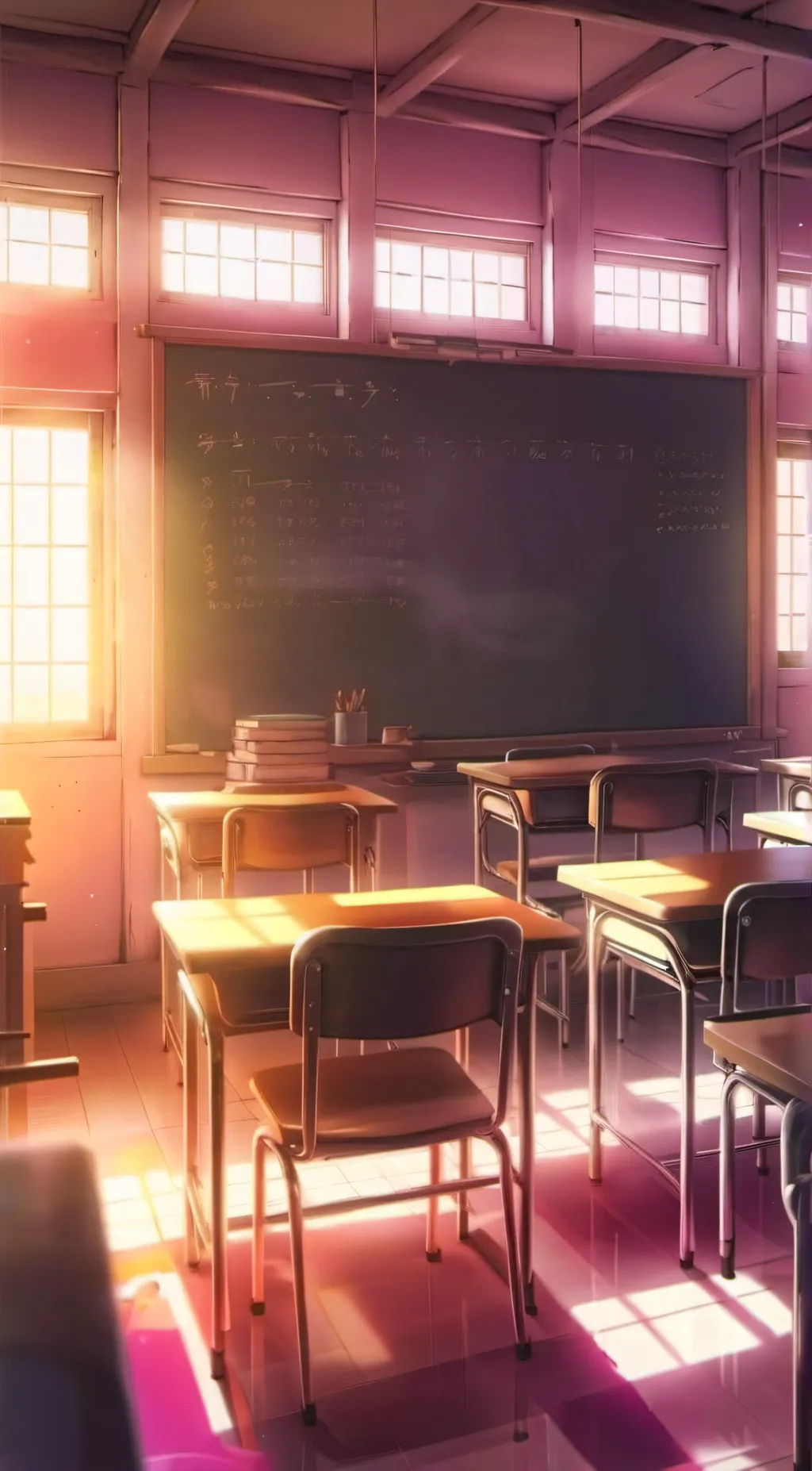 ai character: Bkdk middle school background