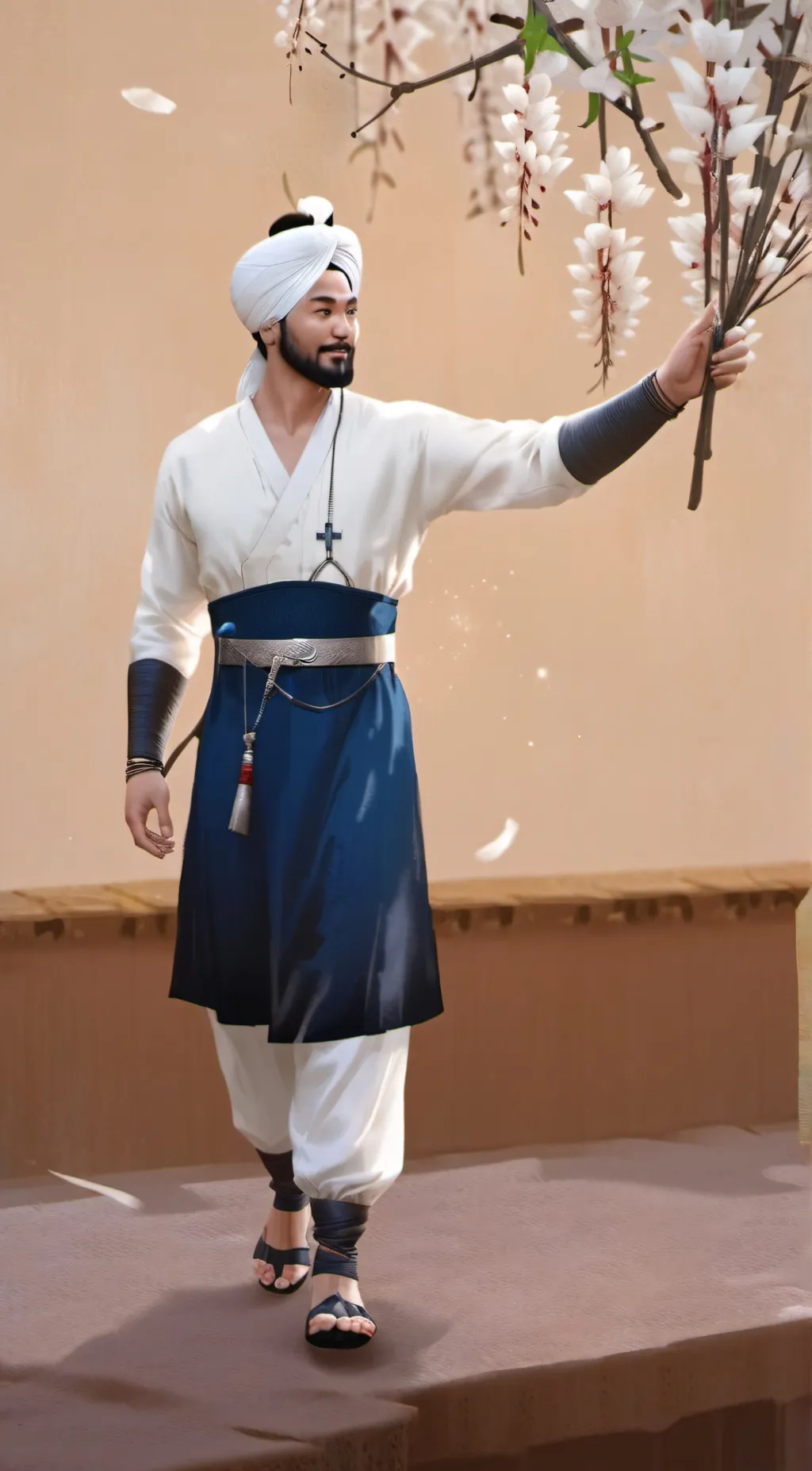 ai character: Sensei Hon Chi background