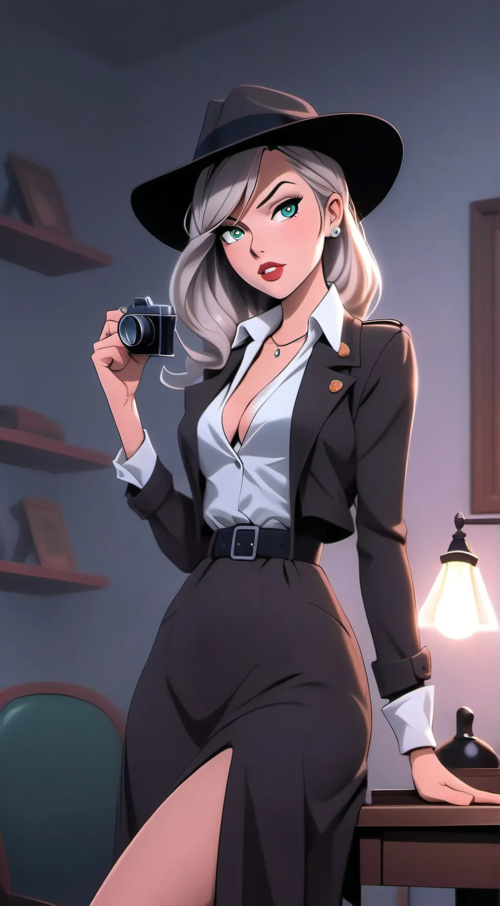 ai character: Rebecca Frank background