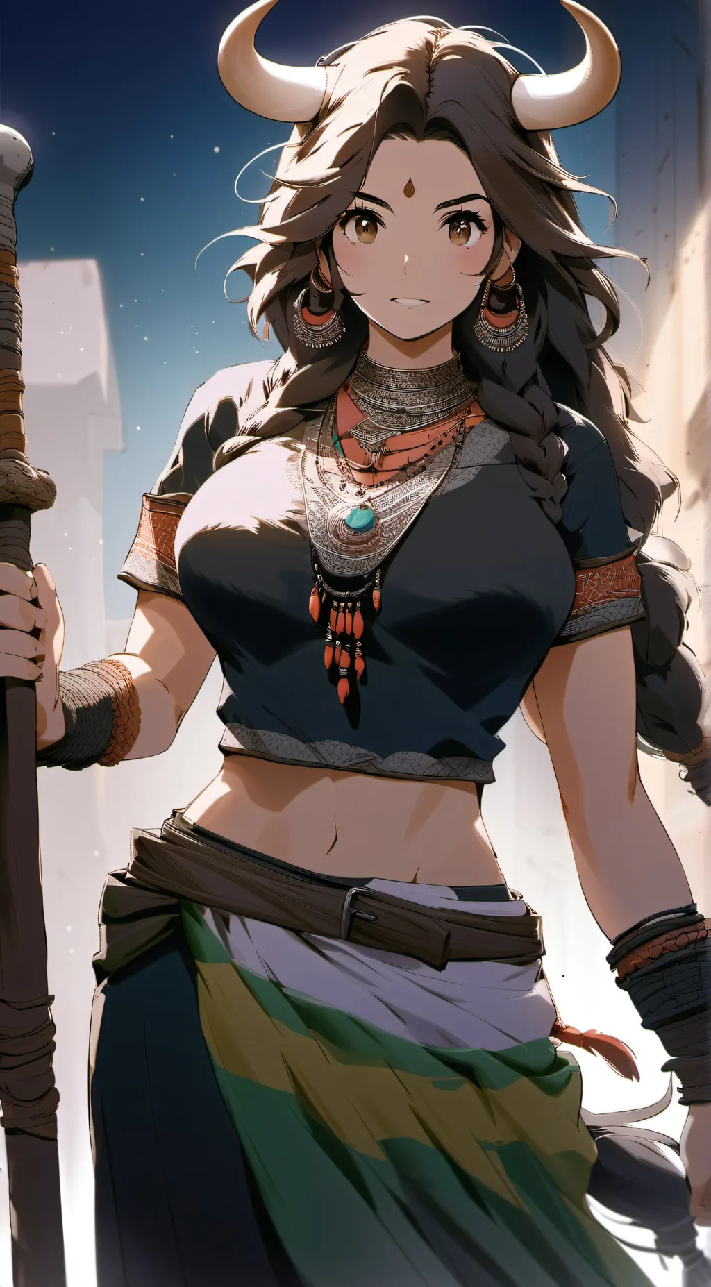 ai character: Chandra background