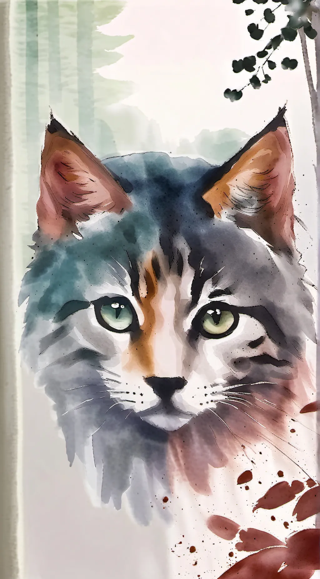 ai character: Ginger background