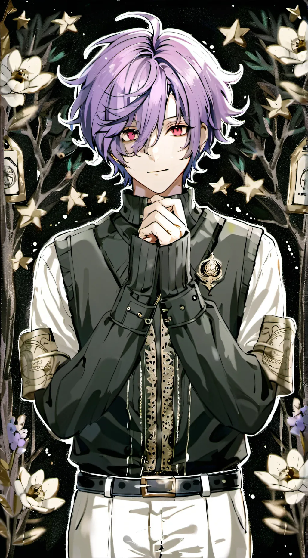 ai character: + David + background