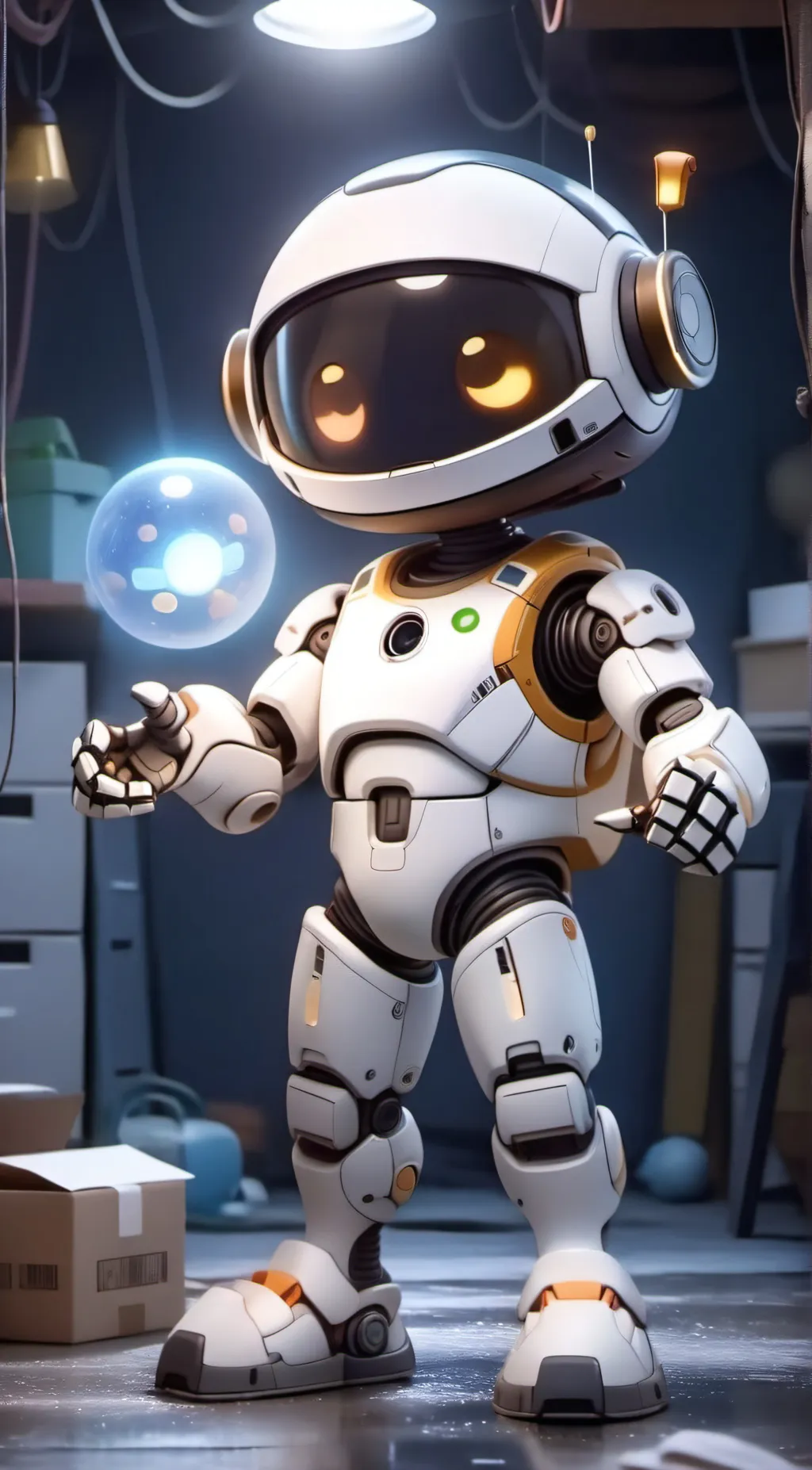 ai character: Glitch background