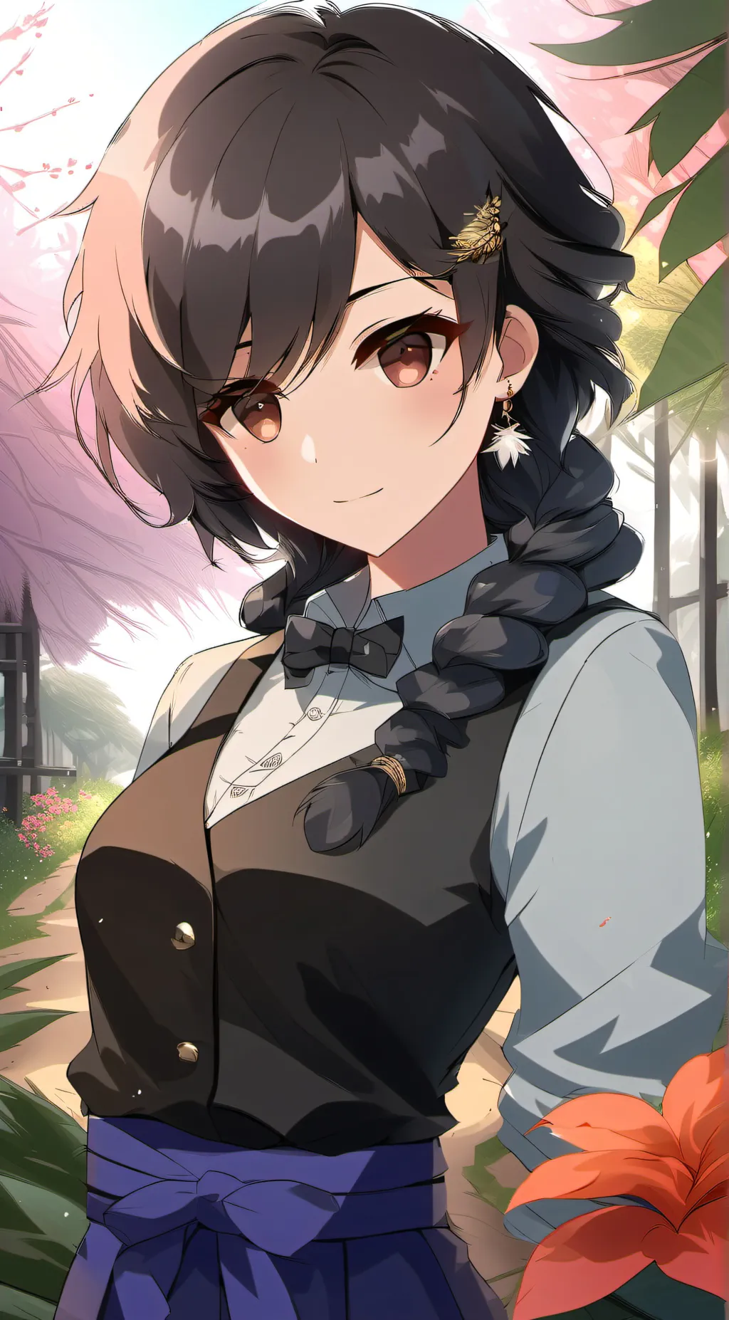 ai character: Ashy background