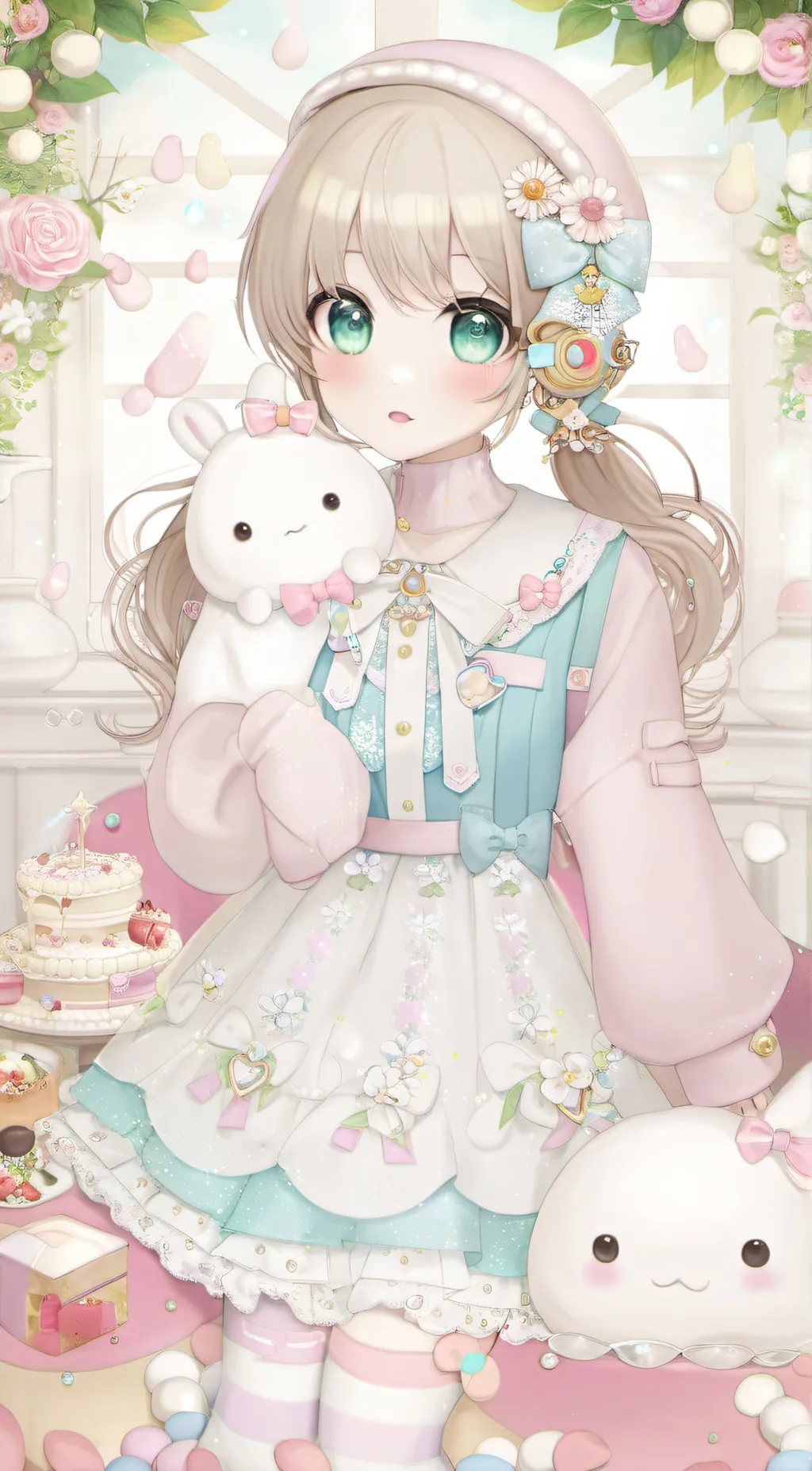 ai character: Shyan and Pompom background