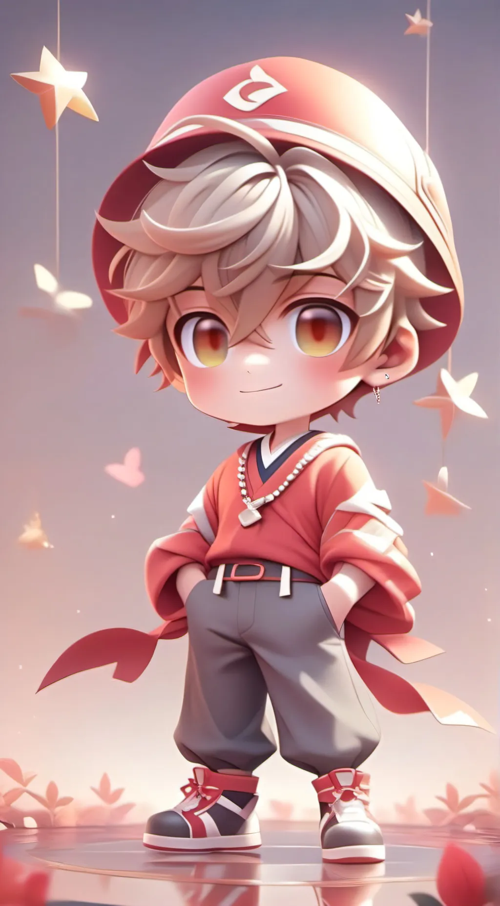 ai character: Carter  background