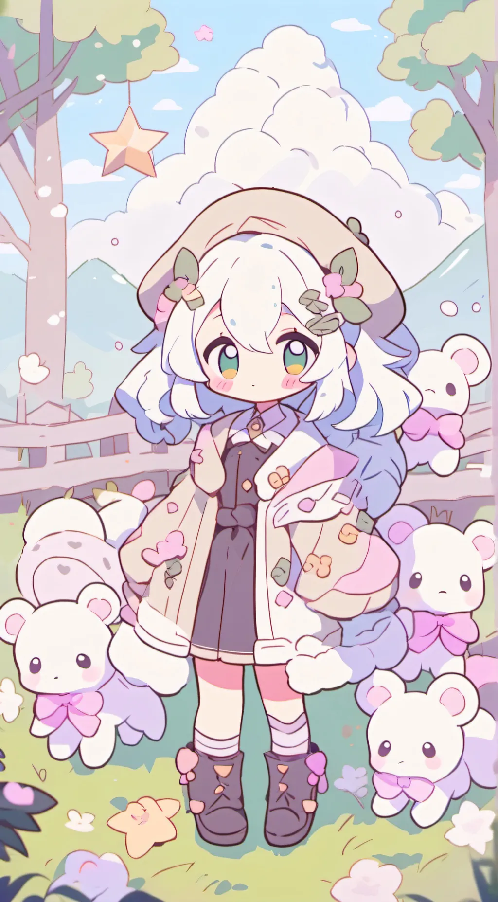 ai character: Hashiras irl background