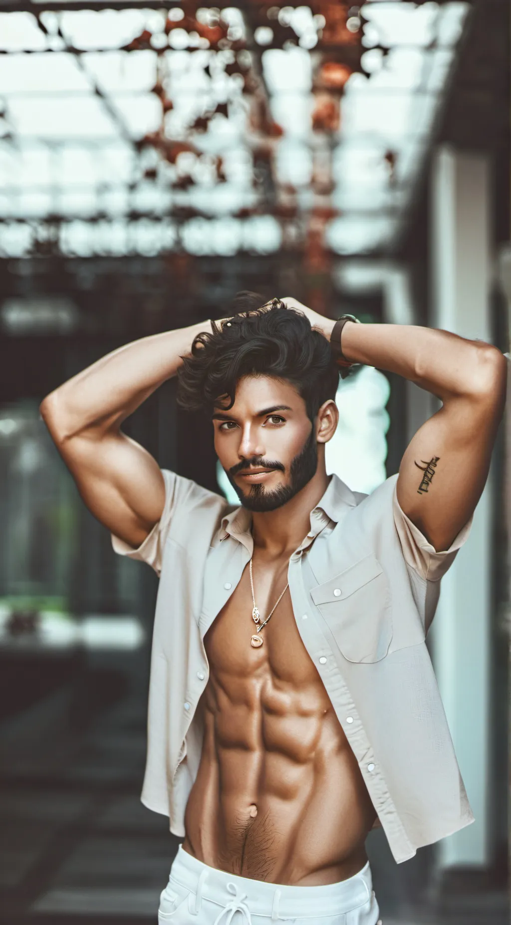 ai character: iateanorange background