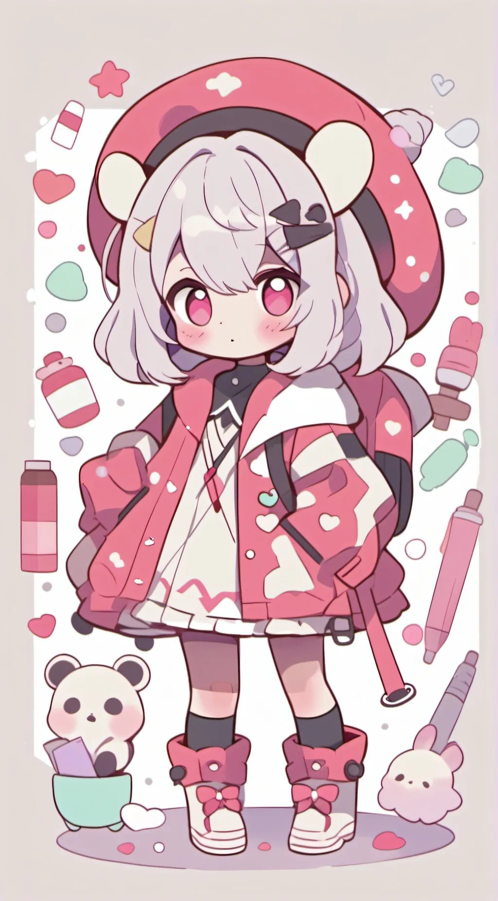 ai character: Repeater background