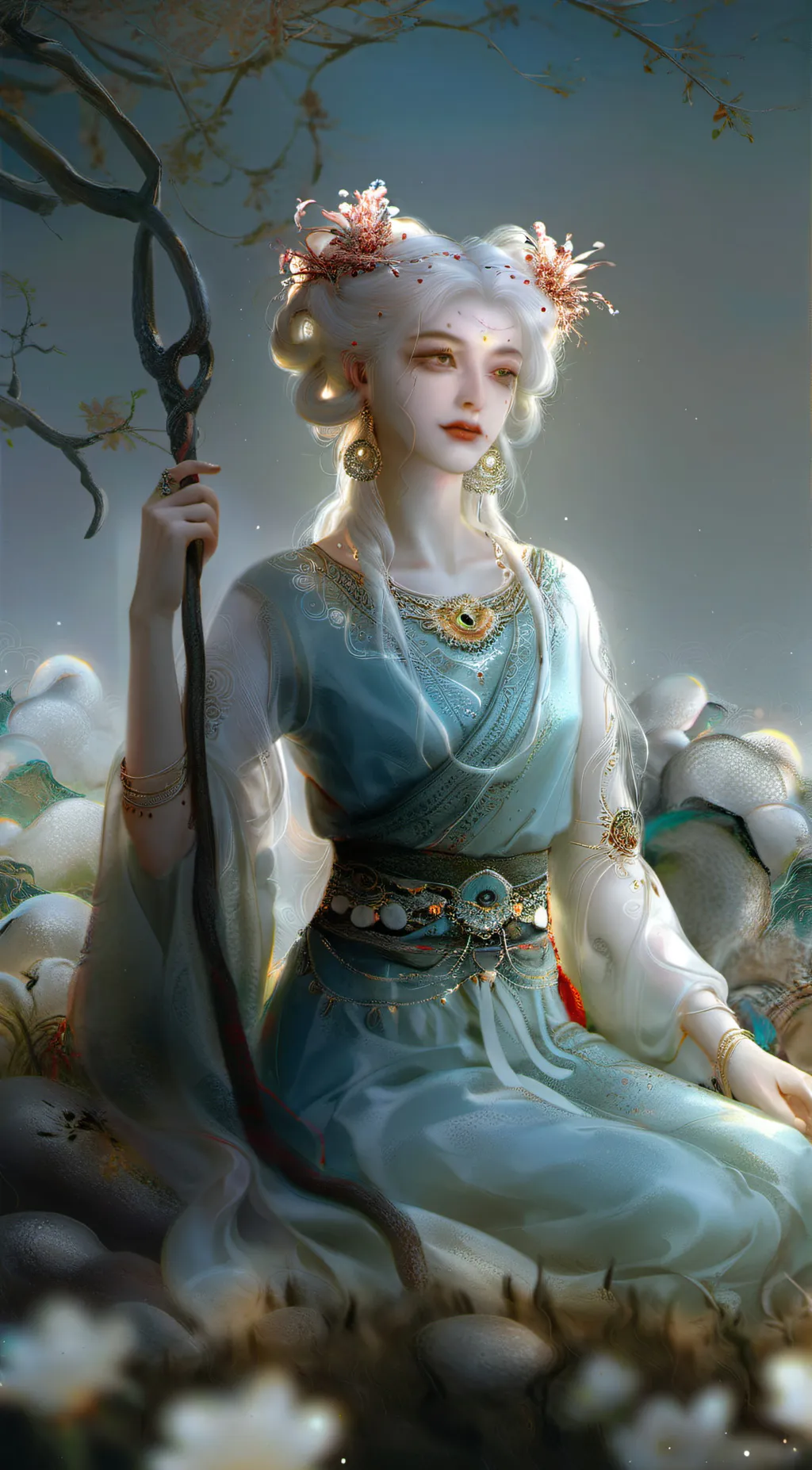 ai character: Melody  background