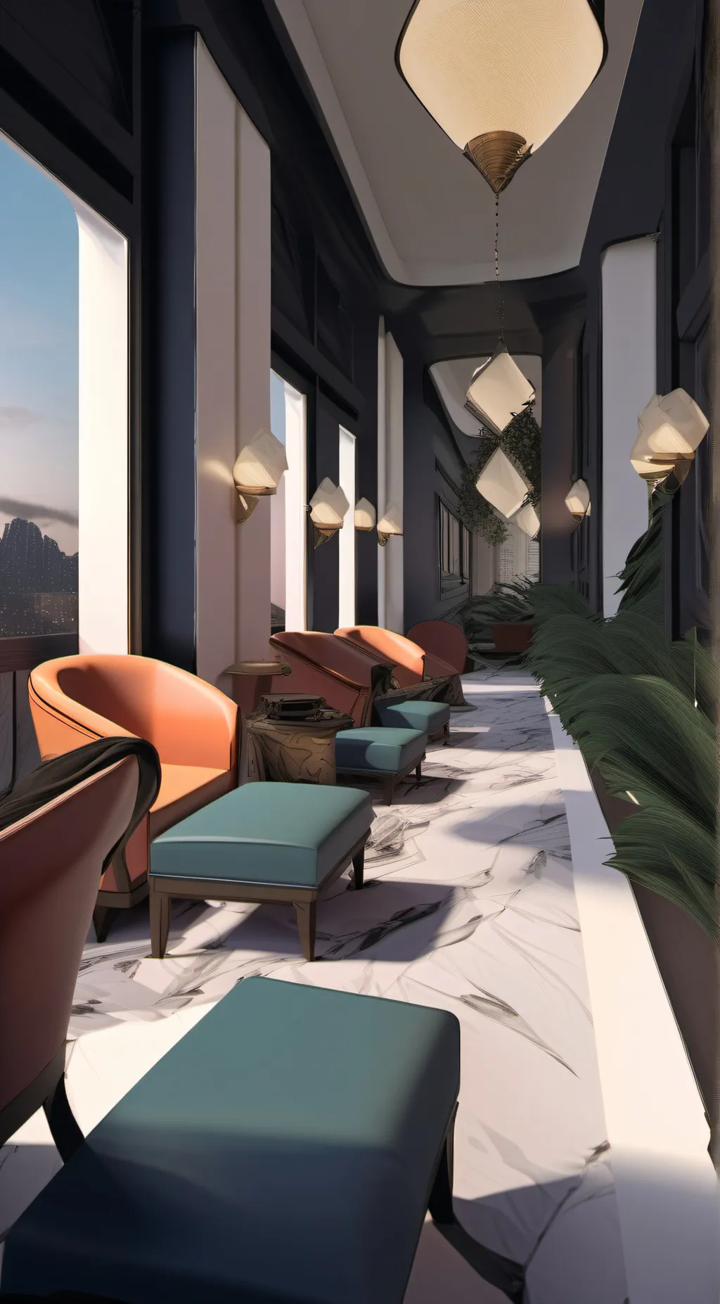 ai character: hazben hotel  background