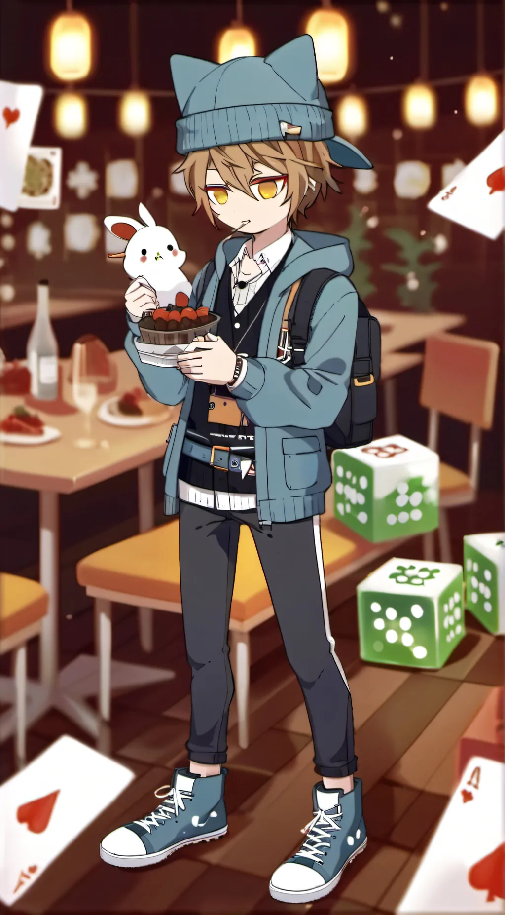 ai character: Jacob  background