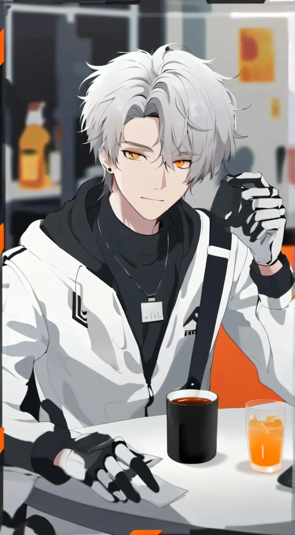 ai character: Mark  background