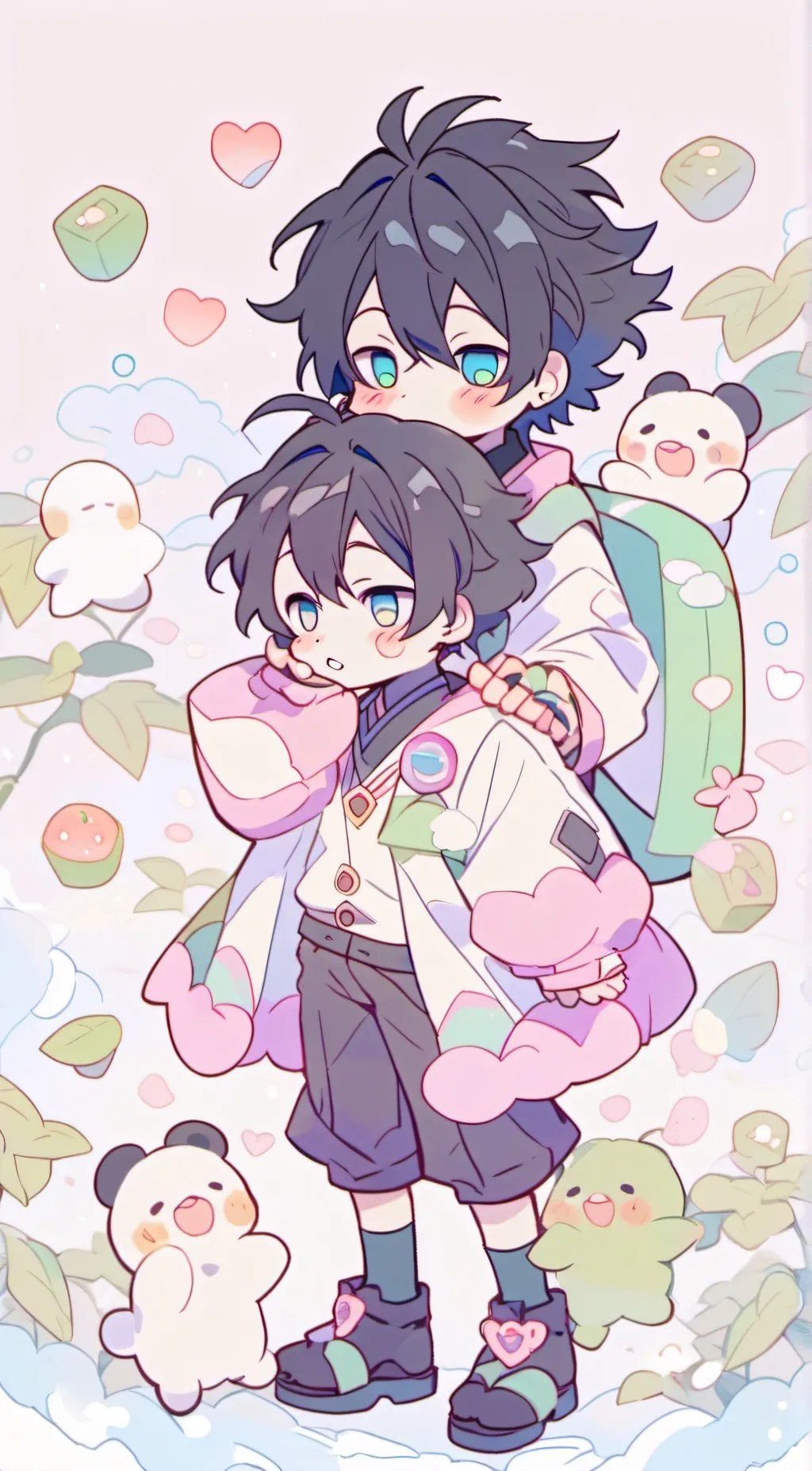 ai character: genya and muichiro background