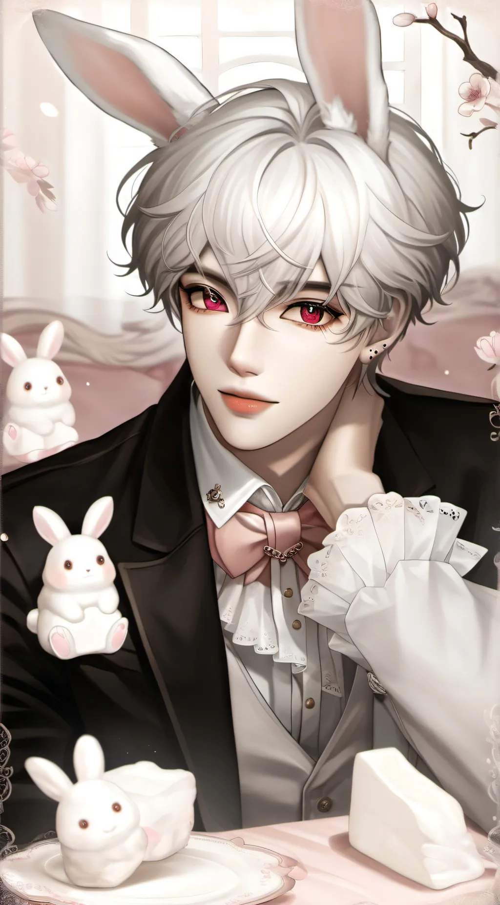 ai character: ✧˚ · .Enzo🐇 background