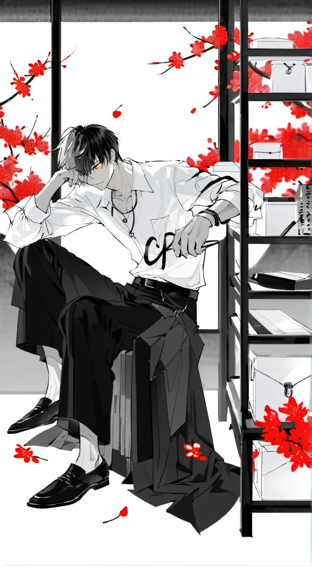 ai character: mark?¿ background