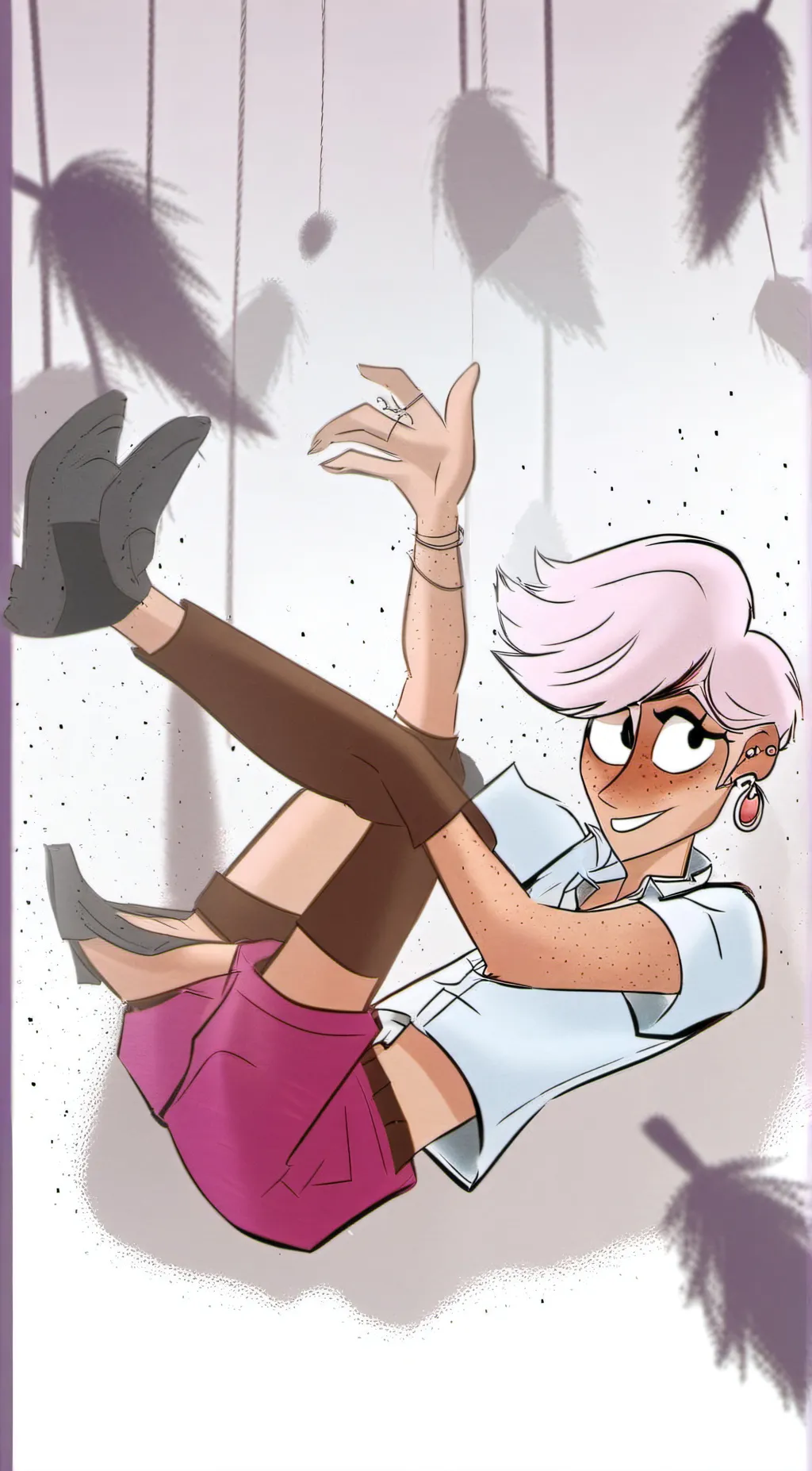 ai character: Angel dust✨ background