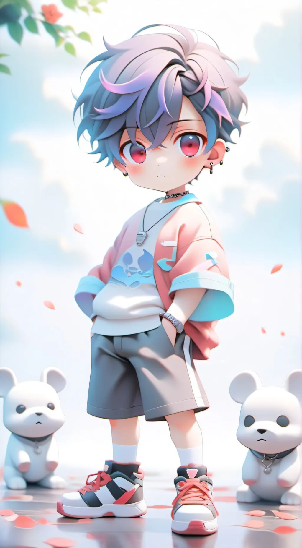 ai character: leo background