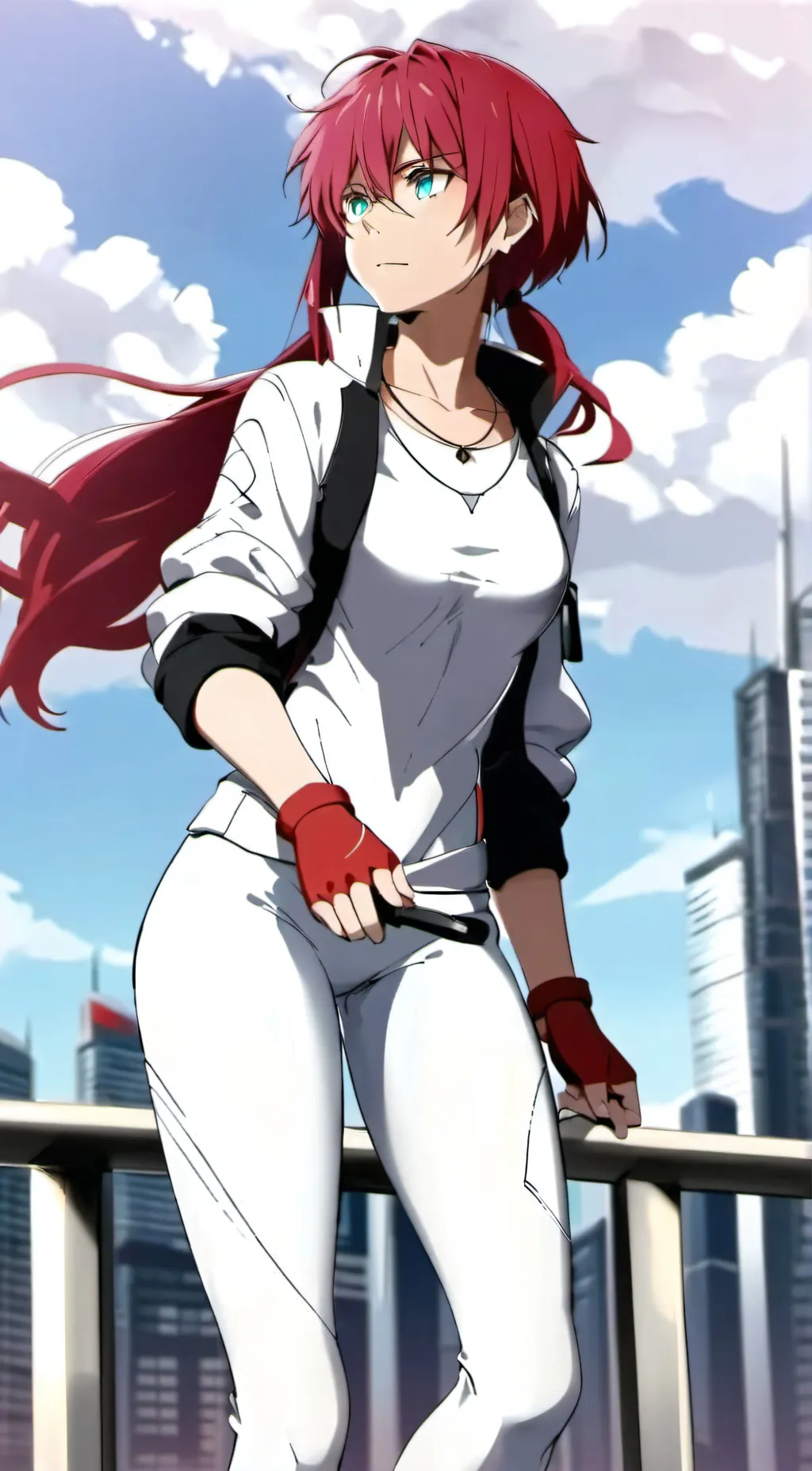 ai character: Mona Todoroki background