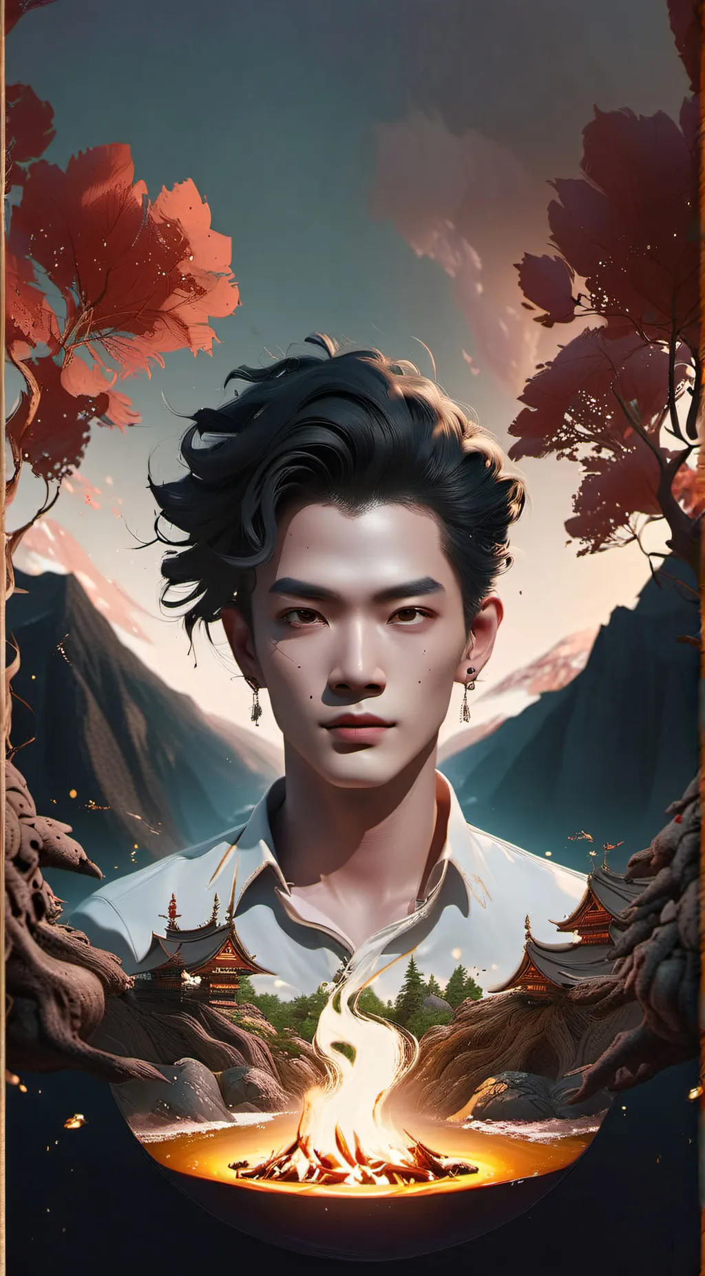 ai character: Chris  background