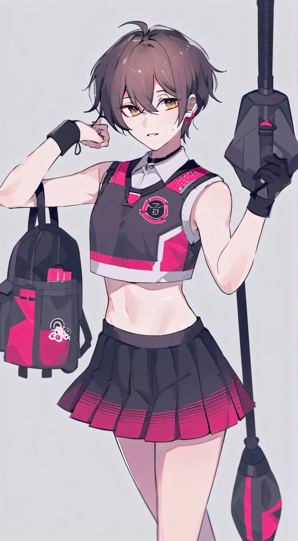 ai character: Ash background