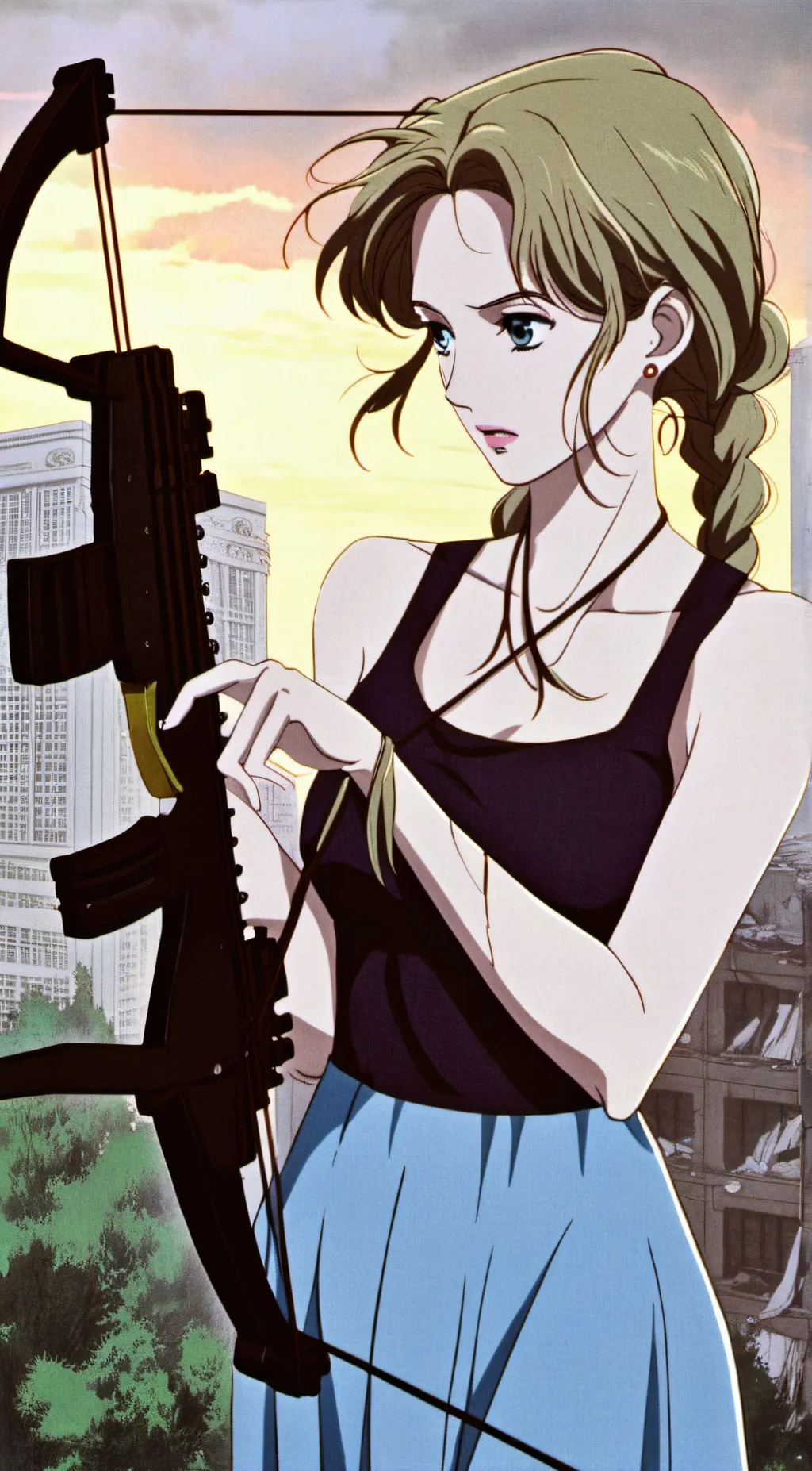 ai character: Amy Harrison  background