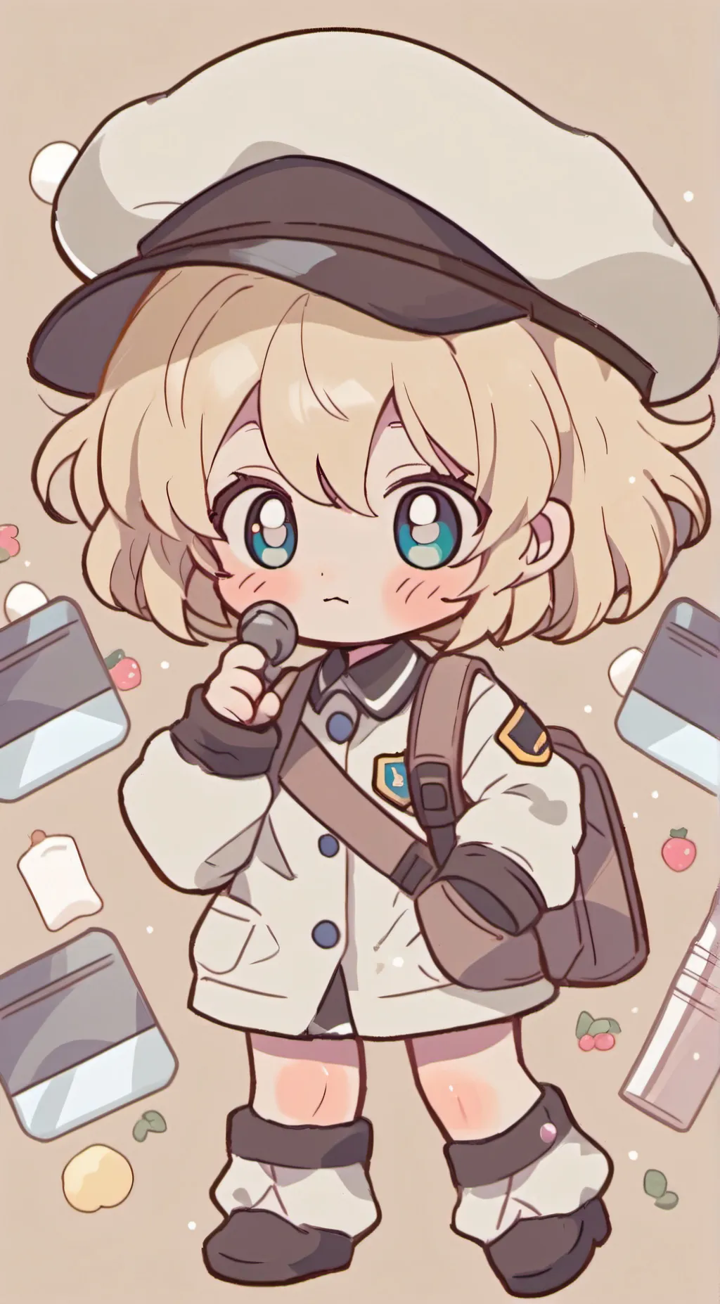 ai character: baby Vanessa  background