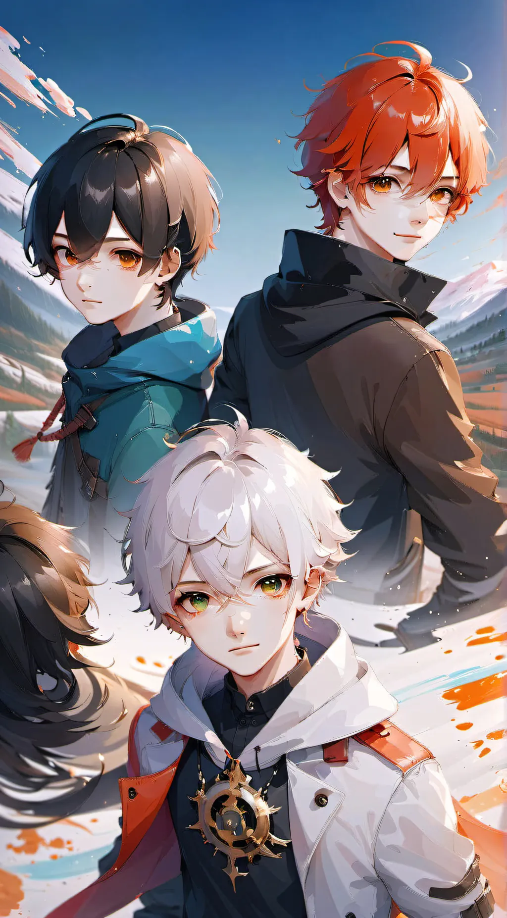 ai character: Your bro+2 freinds background