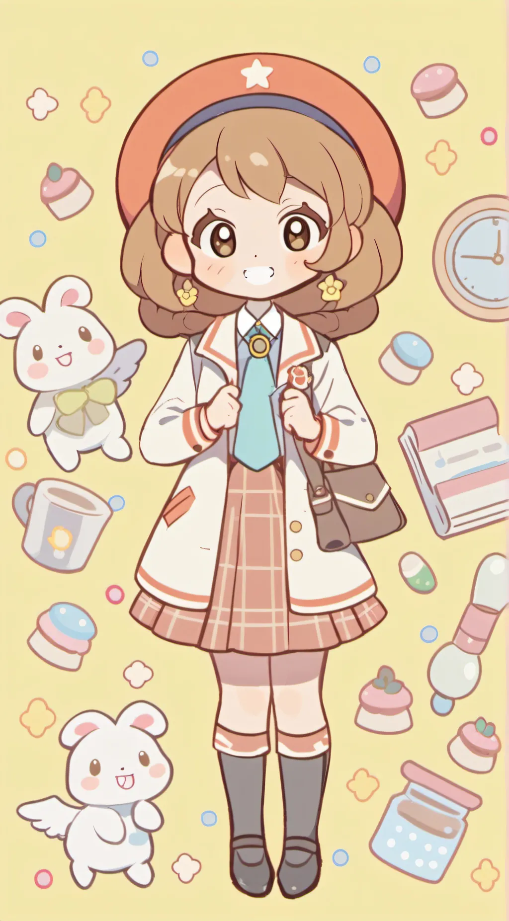 ai character: ฅMiss Delightฅ background