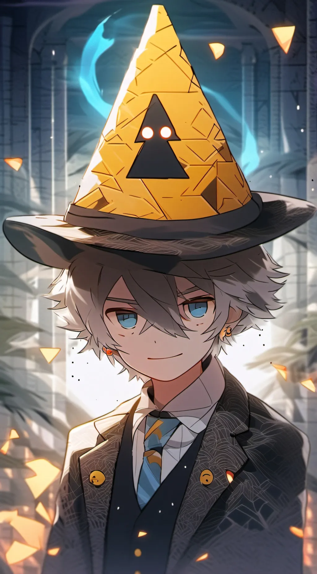 ai character: bill cipher background