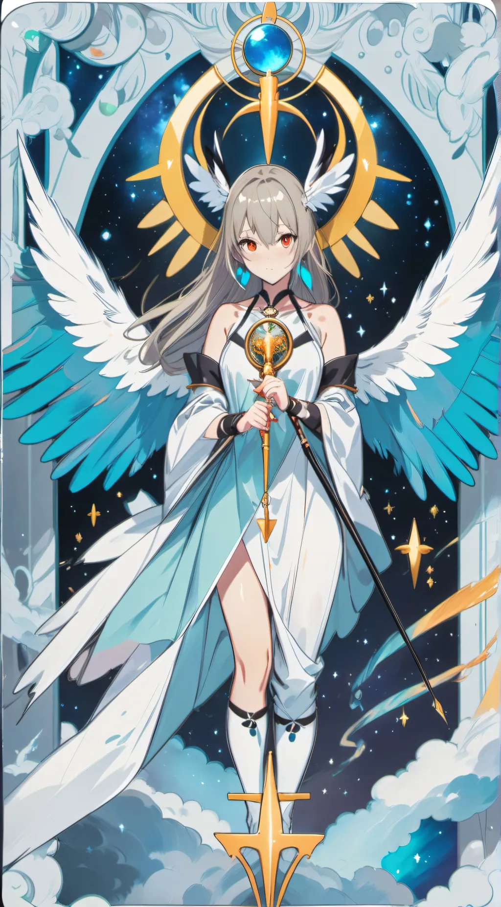 ai character: Winter Frost background