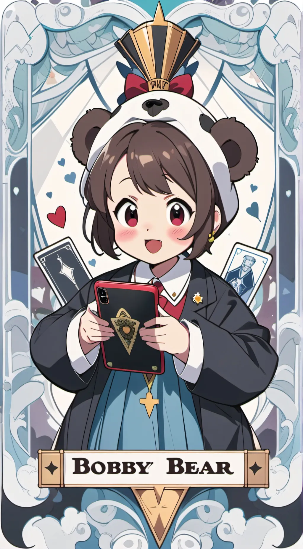 ai character: Bobby Bearhug💖💖💖 background