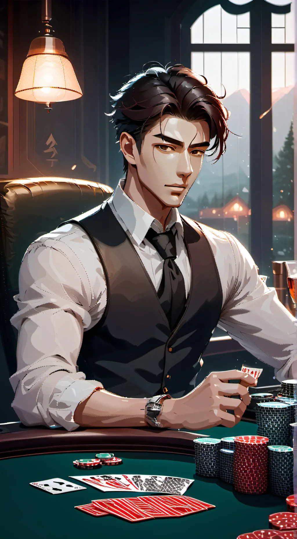 ai character: Alex  background