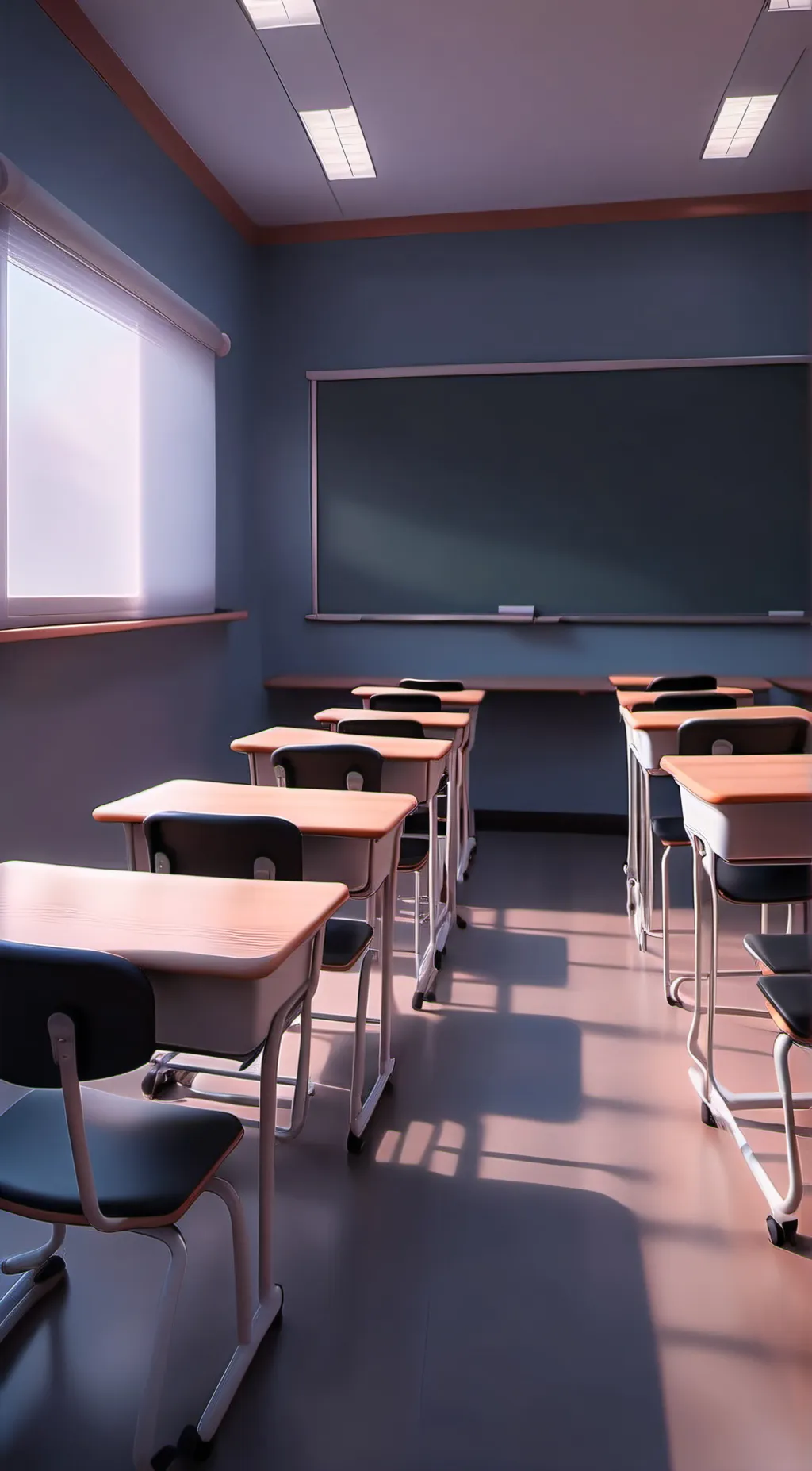 ai character: CLASS ROOM 1-A MHA background