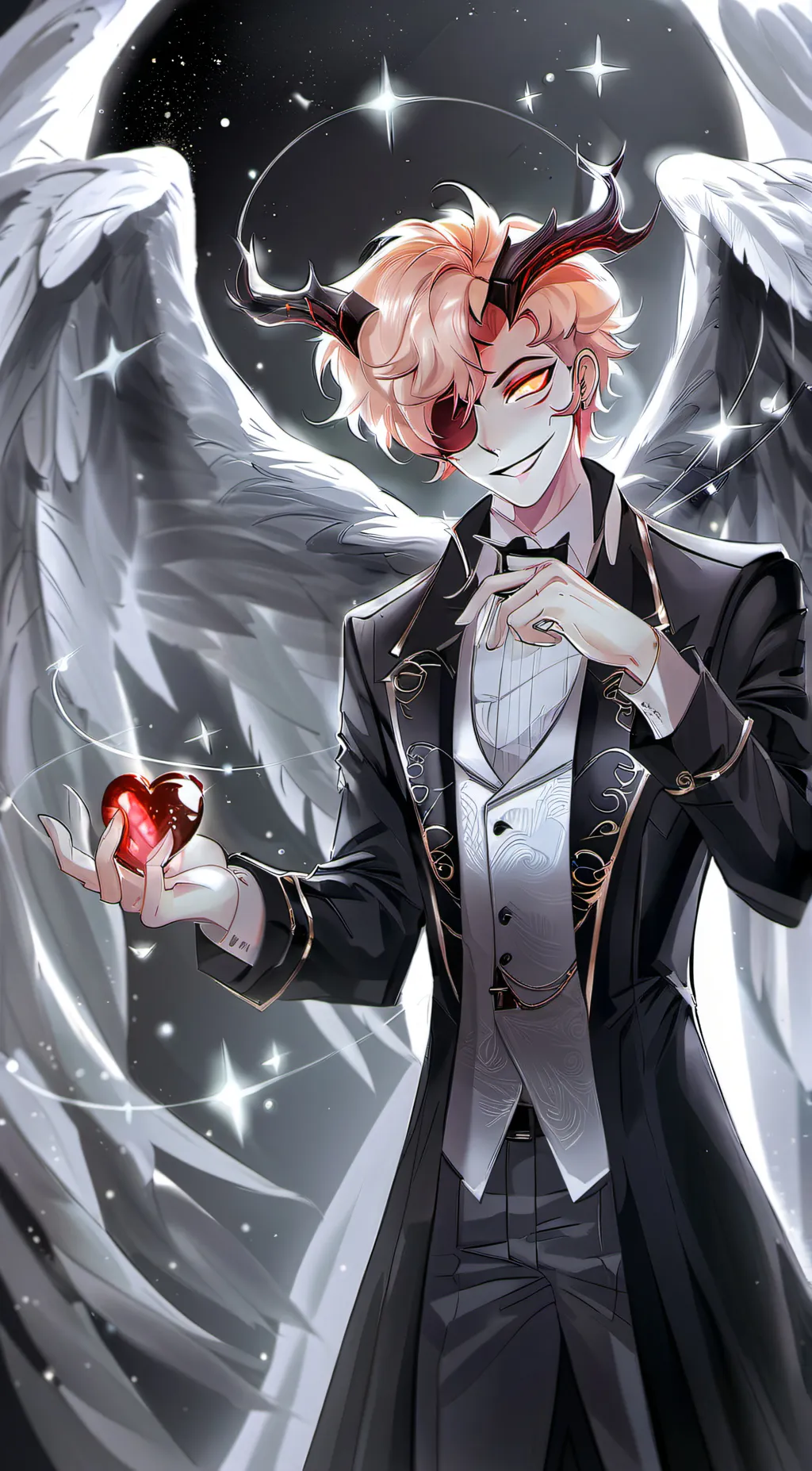 ai character: Lucifer  background
