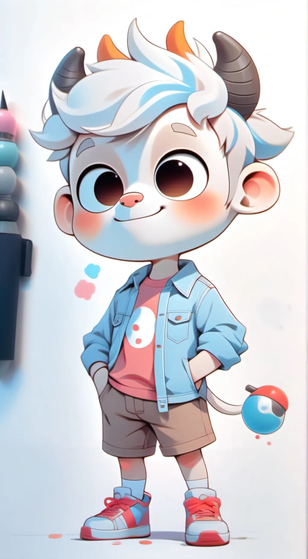 ai character: Chi-chi  background